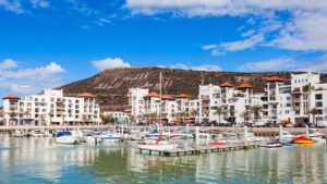Agadir coastline and Atlantic promenade Morocco