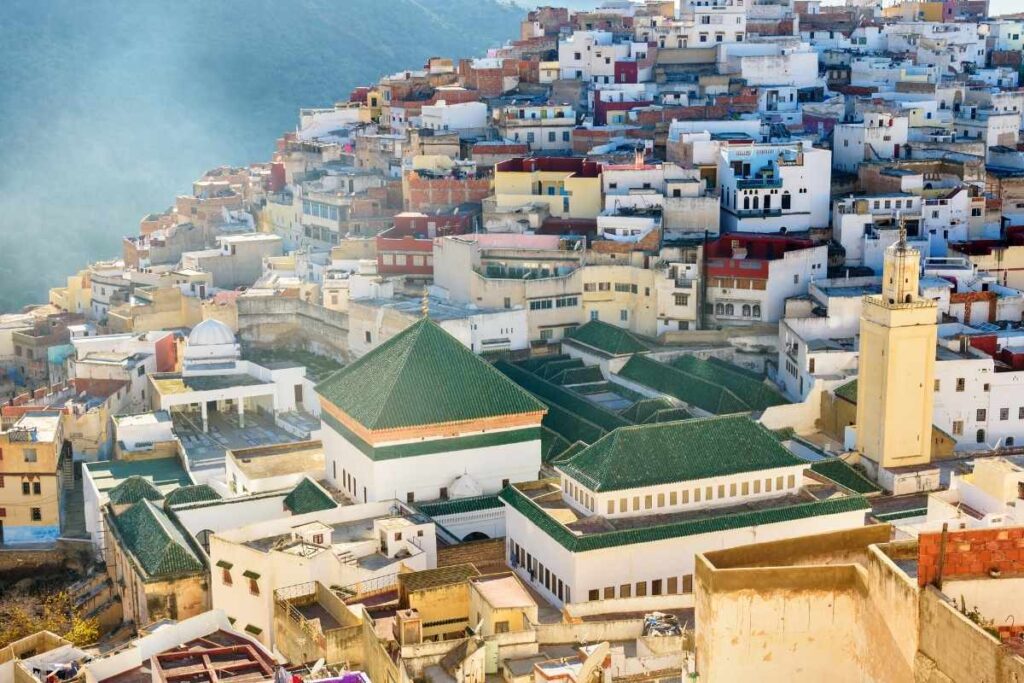 Moulay Idriss Zerhoun hill town Morocco