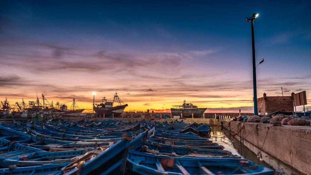 Sunset view from Essaouira