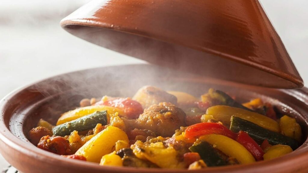 Traditional Moroccan tagine in Chefchaouen