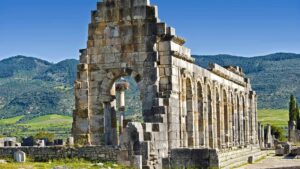 Volubilis Roman ruins day trip from Fes Morocco