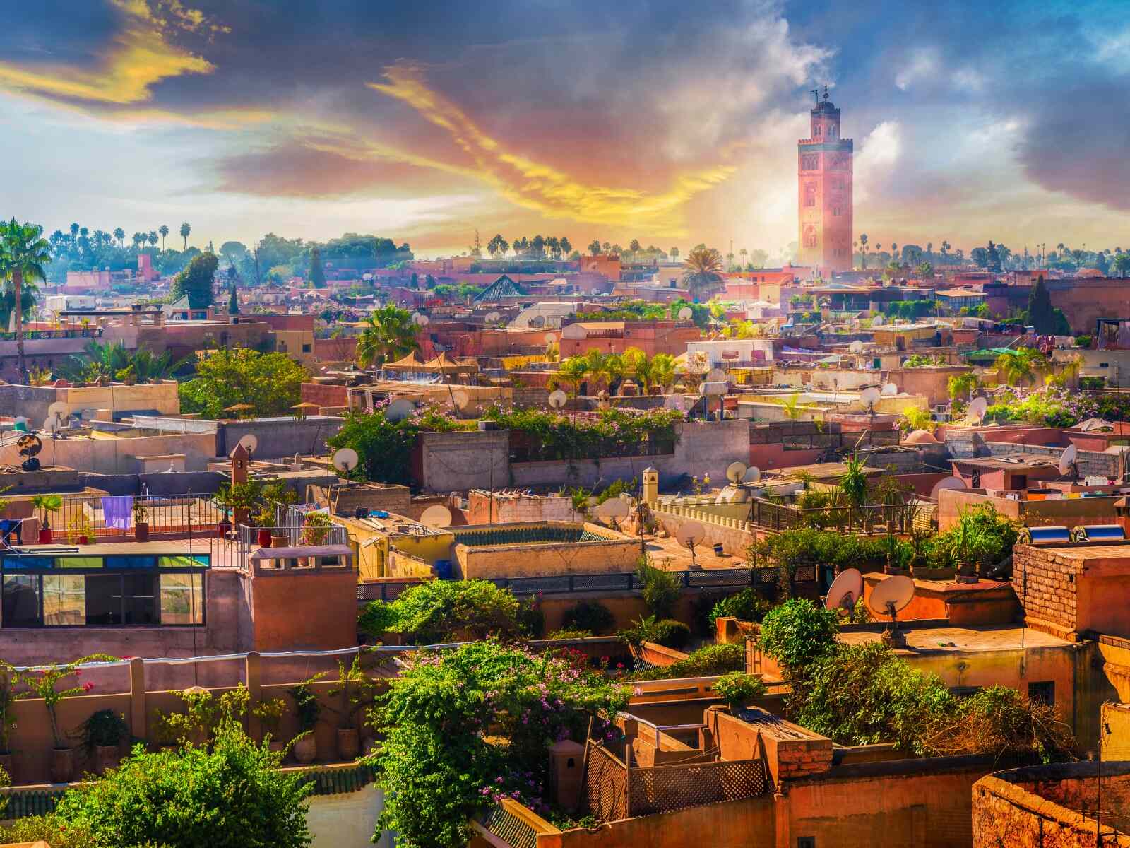 Best tours in Marrakech with panoramic view of the medina and Koutoubia Mosque