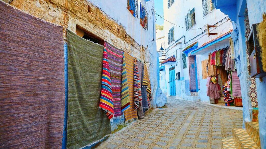 Chefchaouen Blue Medina Streets Detail