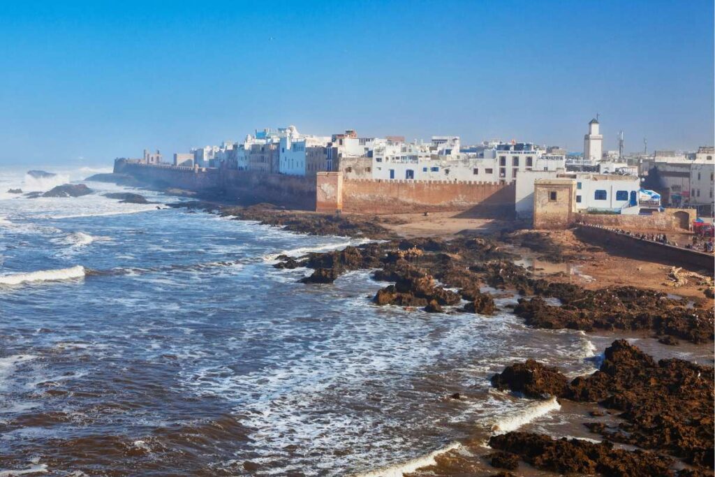 Cannons on Skala de la Ville overlooking the Atlantic