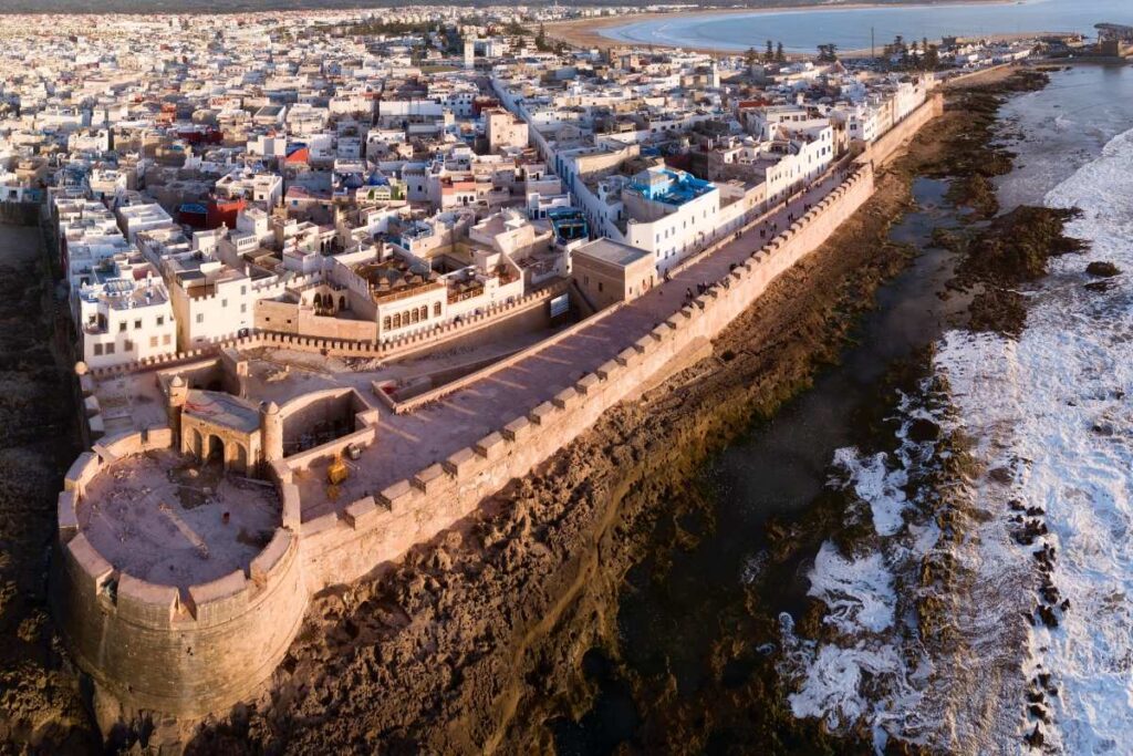 Skala de la Ville ramparts overlooking the Atlantic Ocean in Essaouira